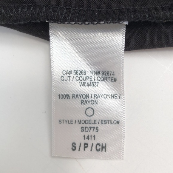 Splendid dress with subtle cross-over top - short length - S - black - Picture 8 of 8